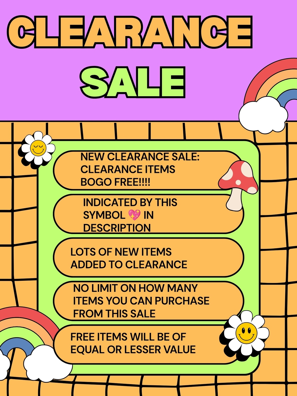 💖CLEARANCE SALE-BOGO💖